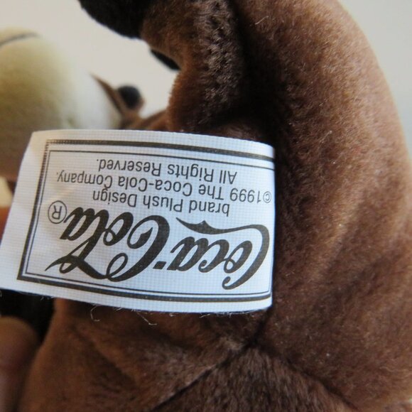 YAK Coca Cola 1999 plush beans 6" tall stuffed animal name brand - Picture 9 of 10